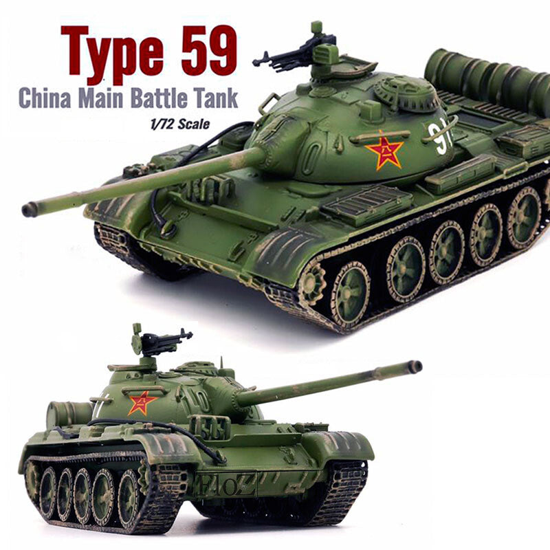 CHINA TYPE 59 1/72 tank model finished non diecast Panzerkampf