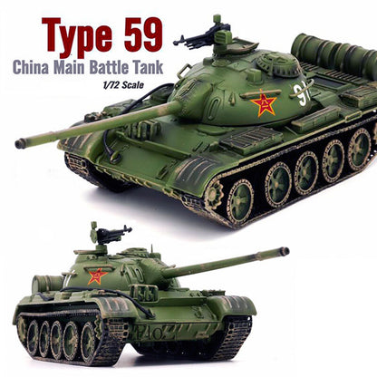 CHINA TYPE 59 1/72 tank model finished non diecast Panzerkampf