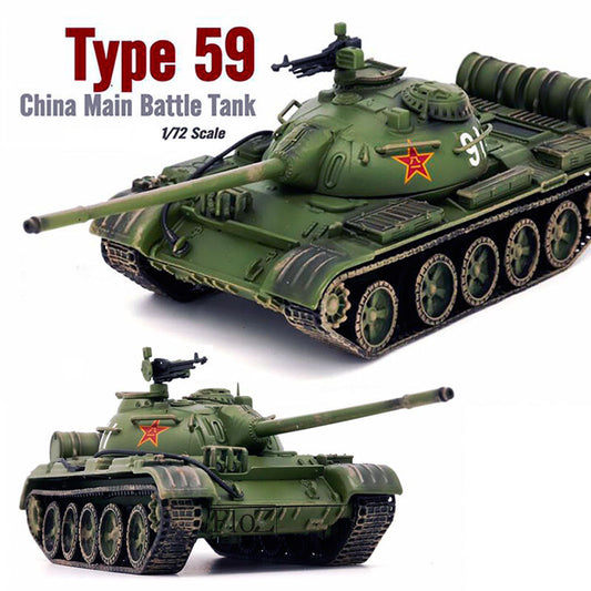 CHINA TYPE 59 1/72 tank model finished non diecast Panzerkampf