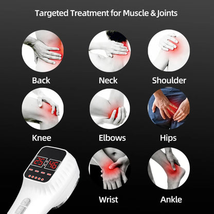 Handheld Red Light Therapy Device Back Pain Relief Red/Infrared Timing Control
