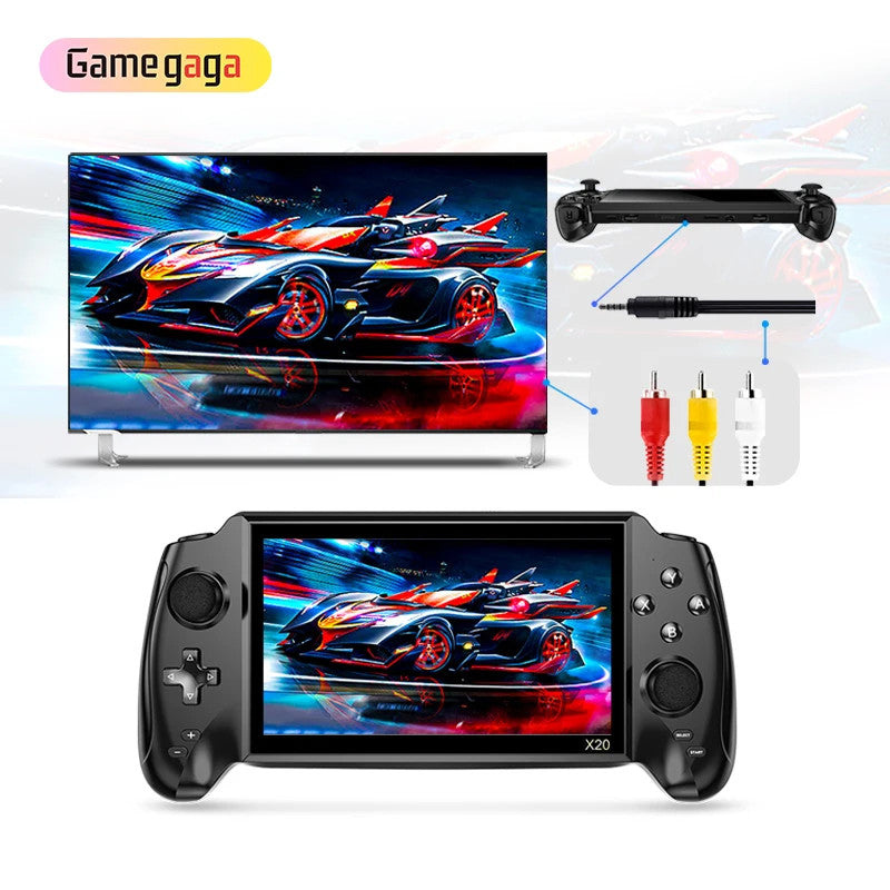X20 Handheld Game Player 7' Screen Retro Gaming Consoles For Portable Video Game