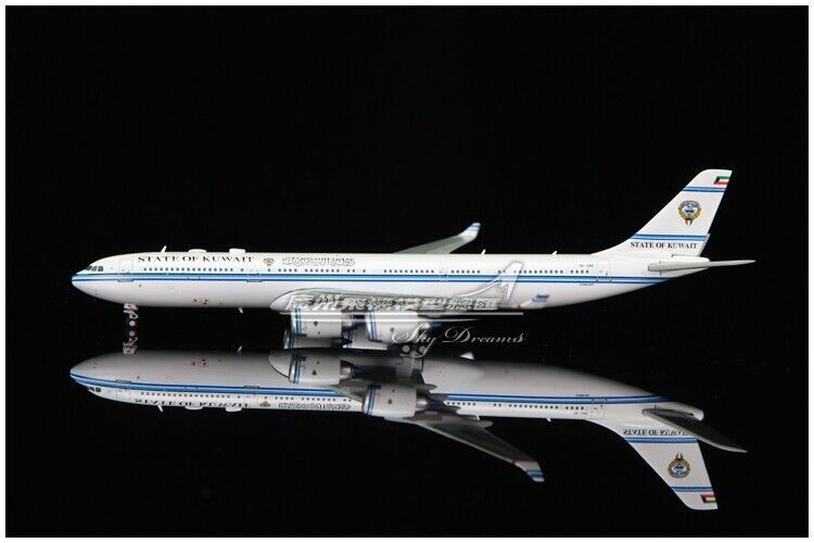 1:400 JC WINGS STATE OF KUWAIT AIRBUS A340-500 Airplane Diecast Aircraft Model