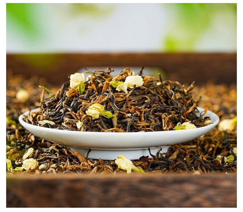 1000g Handmade FengQing YunNan Jasmine DianHong Black tea MoLi Hua black tea