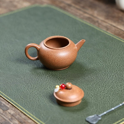 120ml China Tea Level Pot Marked Ball Shaped Infuser Hole Real Yixing Zisha Clay