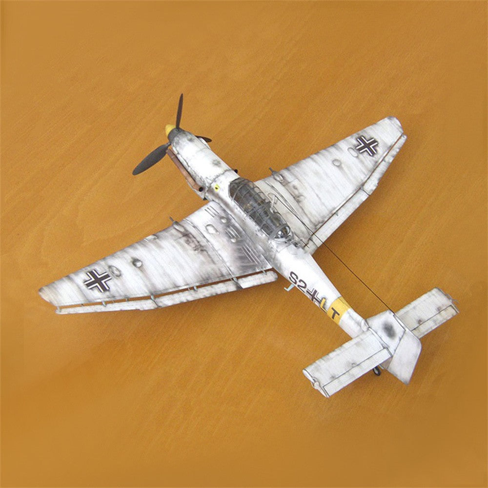 1/33 German Ju-87 D-3 Junkers Dive Bomber Aircraft Plane Unassembled Display