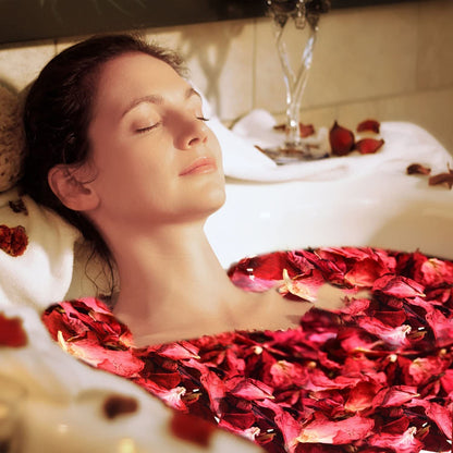 Natural Dried Red Rose Petals Flower Rose Petal Bath Wedding Rose Petals 500g