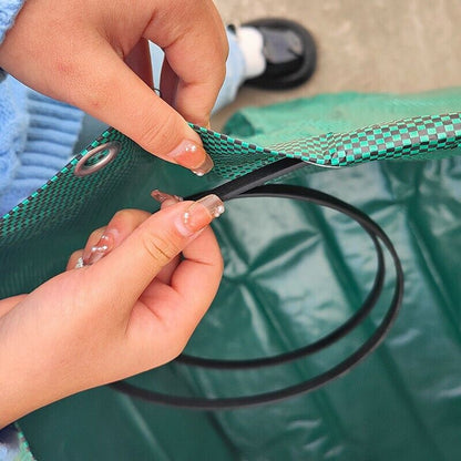 Reusable Garden Waste Bag 72 Gallon Waterproof Foldable Yard Leaf Lawn Trash Bag