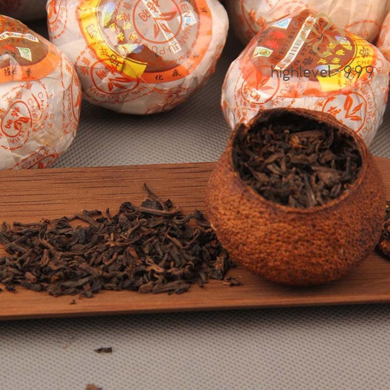 500g Pu'er Tea Ripe Tea Loose Tea Ganpu Pu Erh Tea 312 Aged Orange Pu Tea