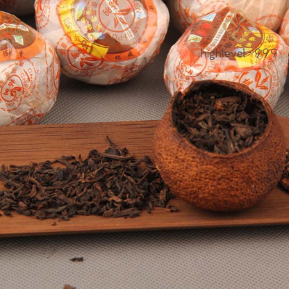 500g Pu'er Tea Ripe Tea Loose Tea Ganpu Pu Erh Tea 312 Aged Orange Pu Tea