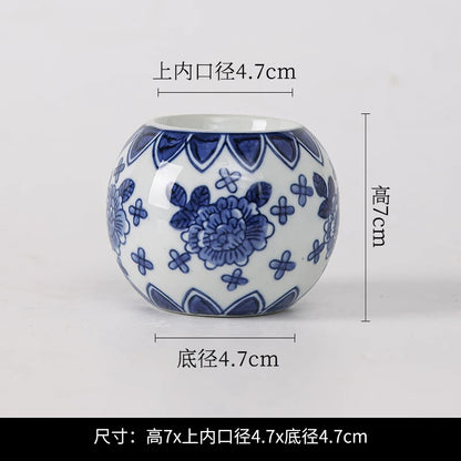 Blue and White Porcelain Ceramic Household Dining Table Desktop Decoration