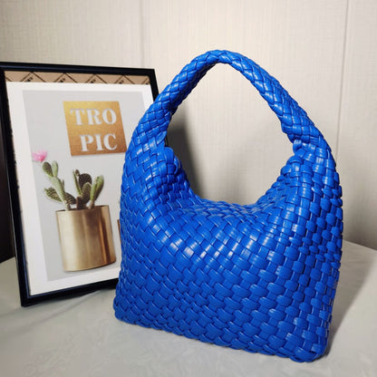 Luxury Woven Tote Bags Style Fashion Large Shoulder Bag Handbag Shopping Purse