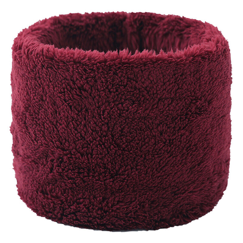 Unisex Winter Warm Plush Ring Scarf Faux Rabbit Fur Headband Collar Bandana
