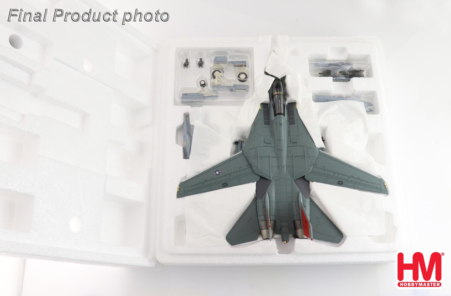 1:72 HM Grumman F-14D Tomcat VF-31 The Last Tomcat Cruise Fighter Diecast Model