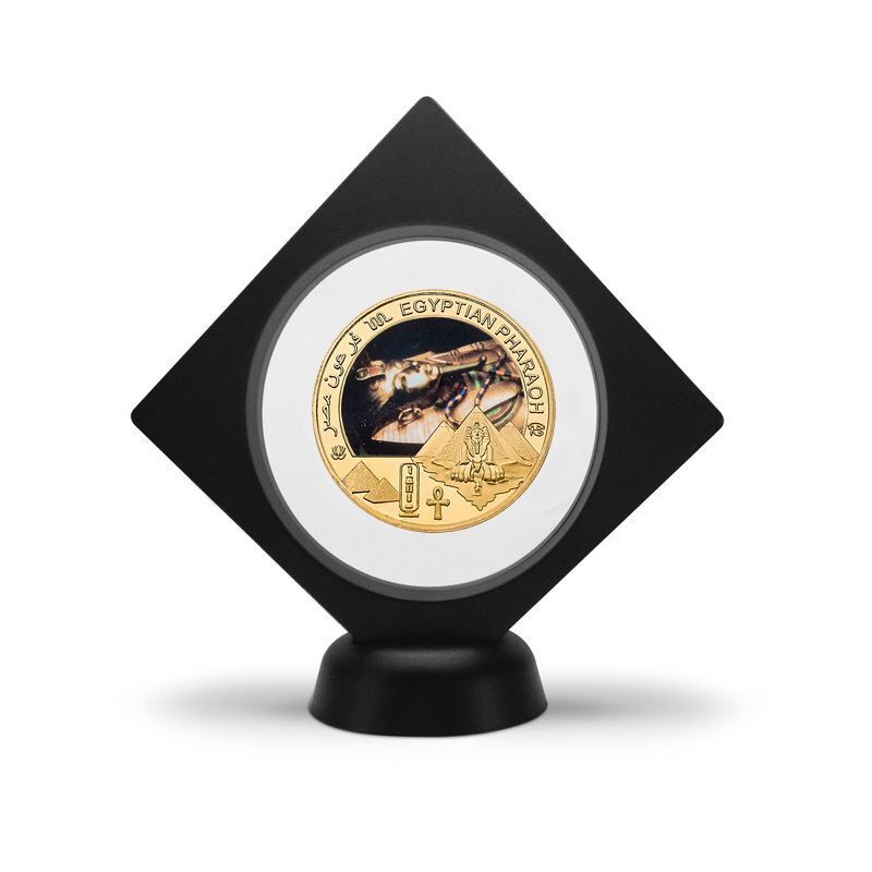 Commemorative Challenge Coins Egyptian Pharaoh Gold Plated Craft Souvenir 1.57in