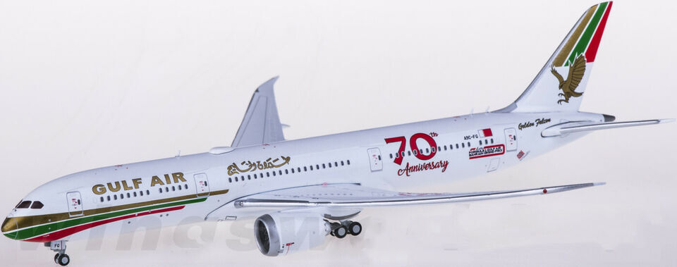 1:400 GeminiJets GULF AIR BOEING 787-9 Passenger Airplane Diecast Aircraft Model