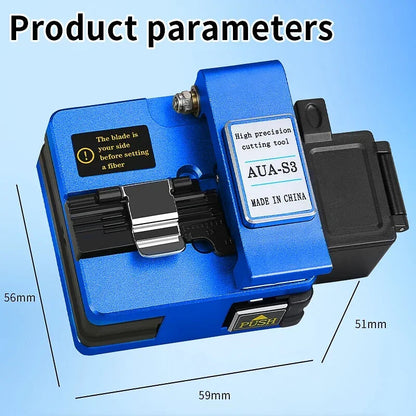 AUA-S3 Fiber Cleaver FTTH Cable Fiber Optic Cutting Knife Three-in-one Clamp