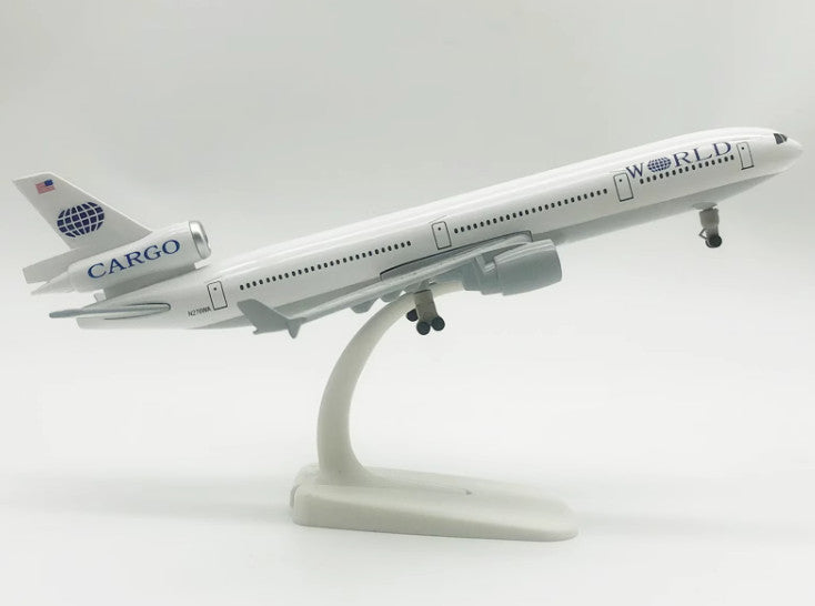 20CM WORLD CARGO McDonnell Douglas MD-11 Aircraft Diecast Plane Airplane Model