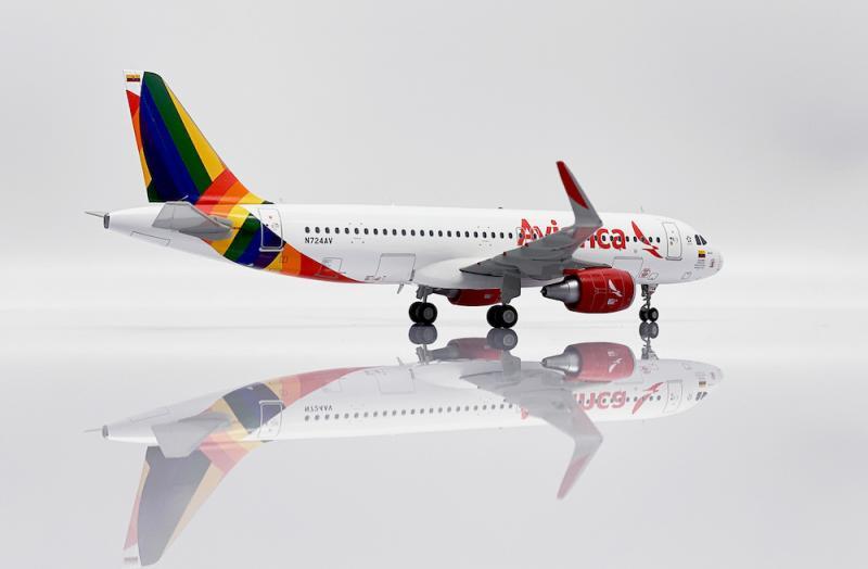 1:200 JC Wings Avianca AIRBUS A320 Passenger Airplane Diecast Aircraft Model
