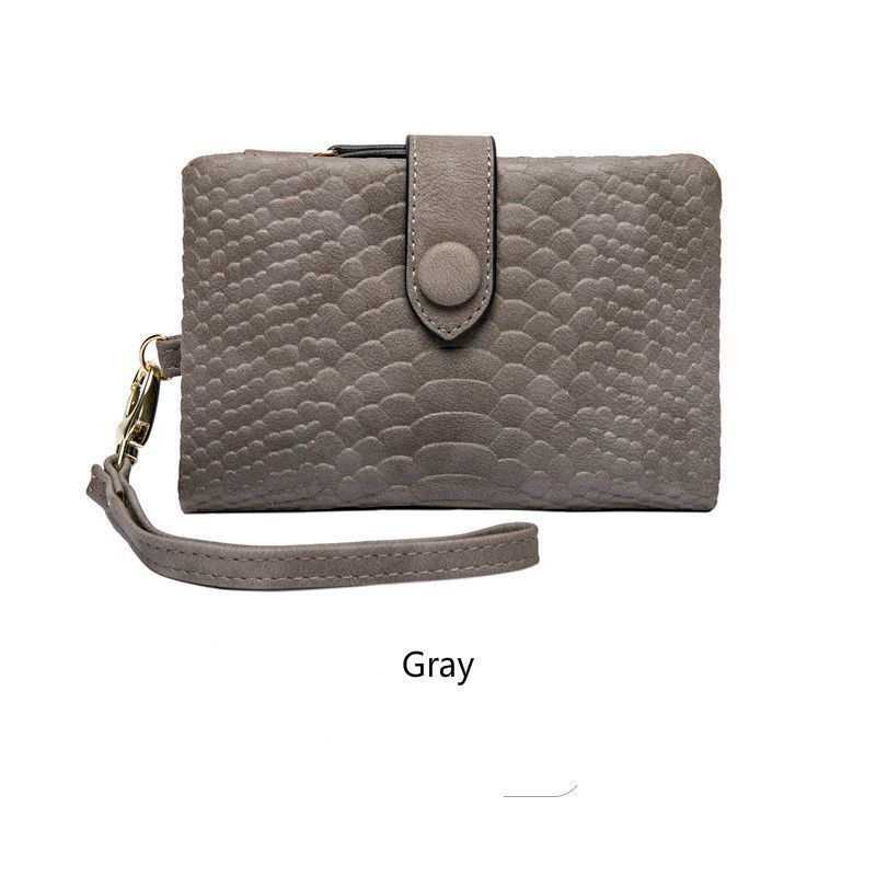 Wristband Short Wallet Student Clutch Bag Large Coin Bag Multi Card Coin Purses