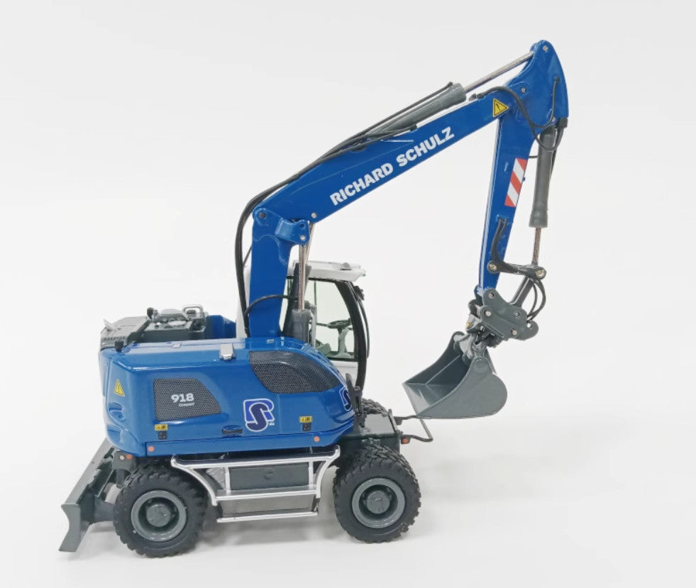 1:50 NZG LIEBHERR A918 Wheeled Excavator RICHARD SCHULZ Machine Diecast Model