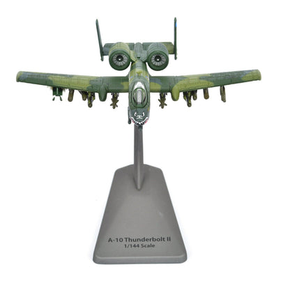 1/144 Scale Diecast Alloy A-10 Fighter Military Airplane Model With Stand