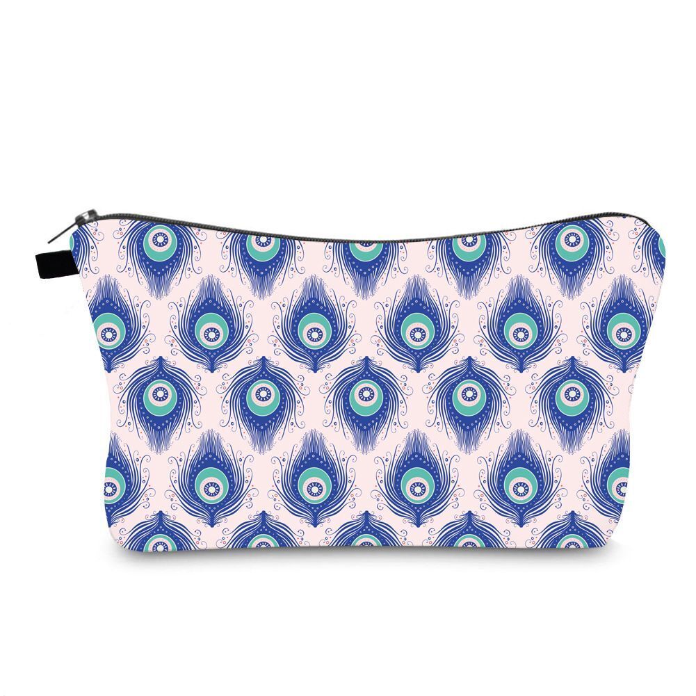 Cosmetic Bag Printed Traveling Storage Bags Clutch Washing Bag Makeup Organizer