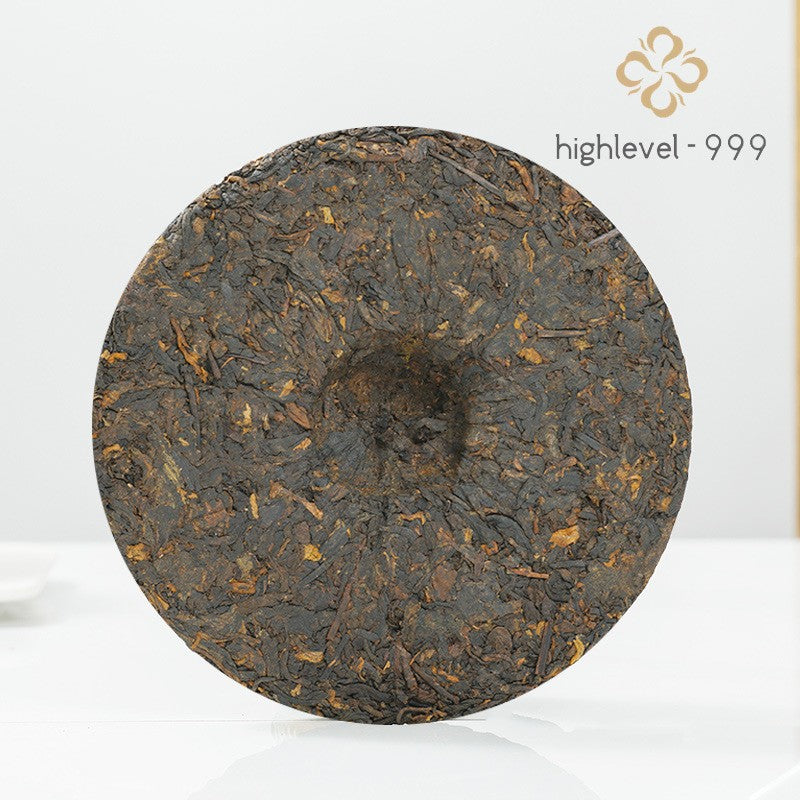 200G Ripe Pu'er Tea Cake Yunnan Pasha Dry Storage Ancient Tree Big Leaf Tea -