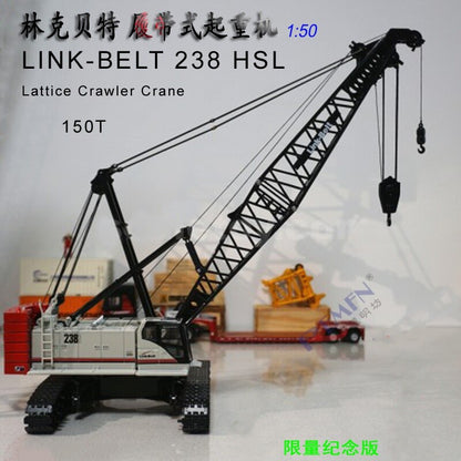 1:50 238HSL Crawler Crane Constuction Machine Equipment Diecast Model Collection