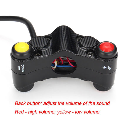 Universal Aluminum Alloy 7/8" Motorcycle 22mm Handlebar Mount Switch 7 Button A