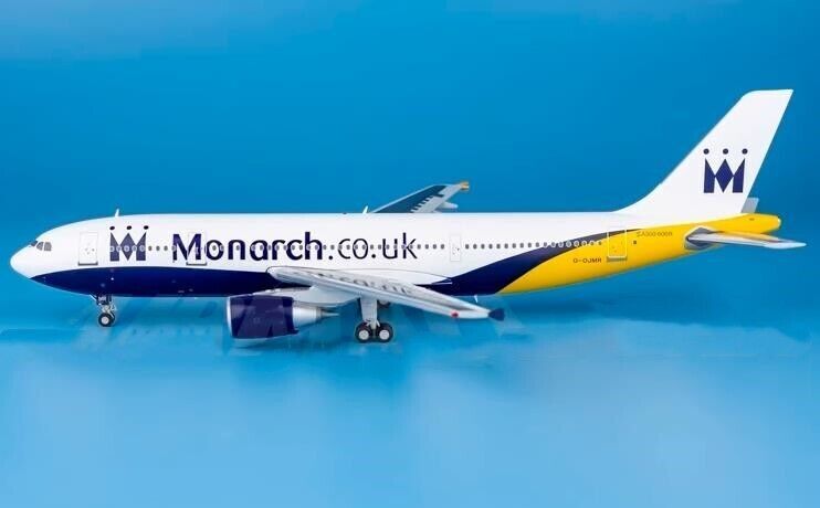 1:200 JC Wings Monarch AIRBUS A300-600R Passenger Aircraft Diecast Plane Model
