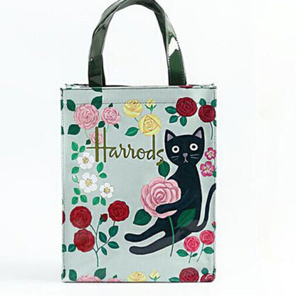Harrods London Girls Shopper PVC Tote Bag Top-handle Casual Shopping Handbag