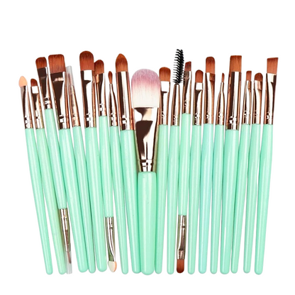 Set de Brochas y Pinceles para Maquillaje Profesional Set de 20 Piezas Kit US
