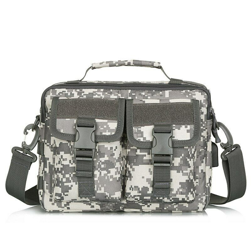 USB Charging Shoulder Bag Tactical Sling Backpack Briefcase Military Crossbody