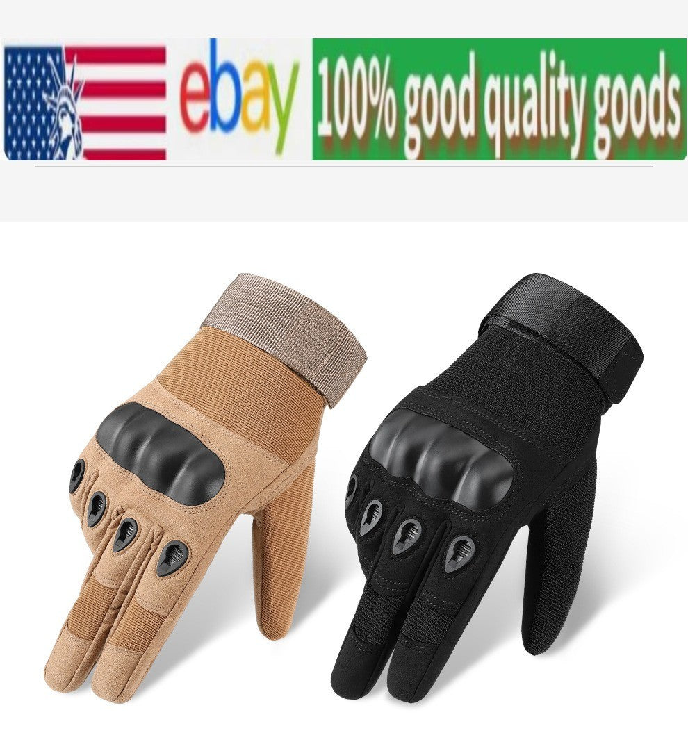Combat Training Sports Fitness Cycling Full Finger Touchscreen Gloves-USA
