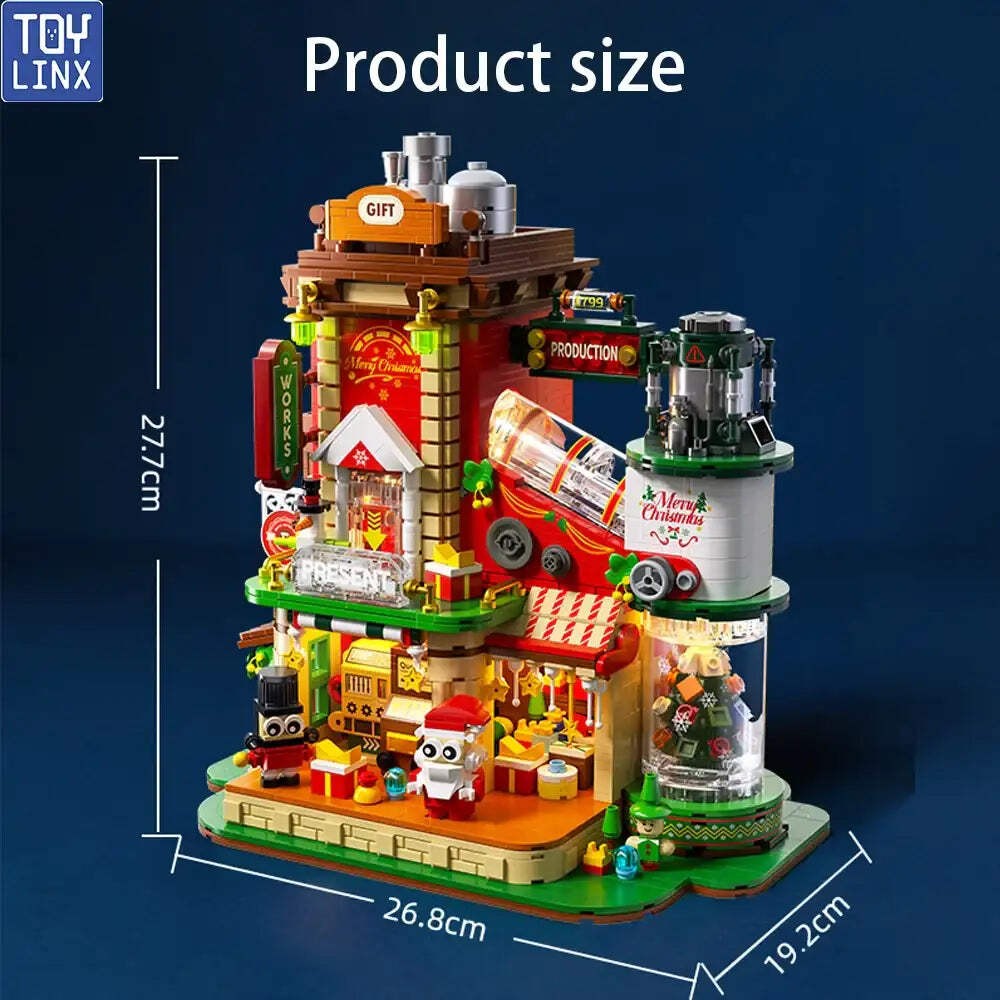 Christmas Building Block Factory Set – 2782 PCS DIY Kit