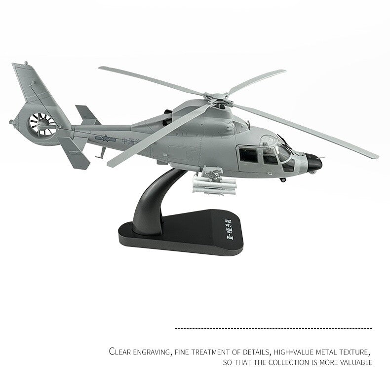 1:32 36CM Z-9 Armed Helicopter Plane Airplane Diecast Military Aircraft Model