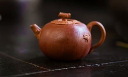 100cc chinese Yixing Handmade Zisha teapot ZhuClay Persimmon Gongfu Tea Pot