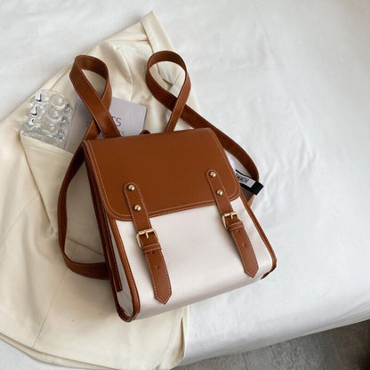 Backpacks Travel Large Synthetic Leather Handbag School Bags Polyester Softback