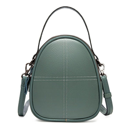 Fashion Crossbody Handbags Genuine Leather Shell Casual Shoulder Messenger Purse