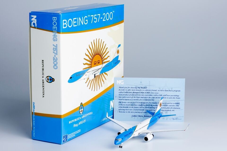 1:400 NG Model FAA BOEING 757-200 Passenger Aircraft Diecast Airplane Model
