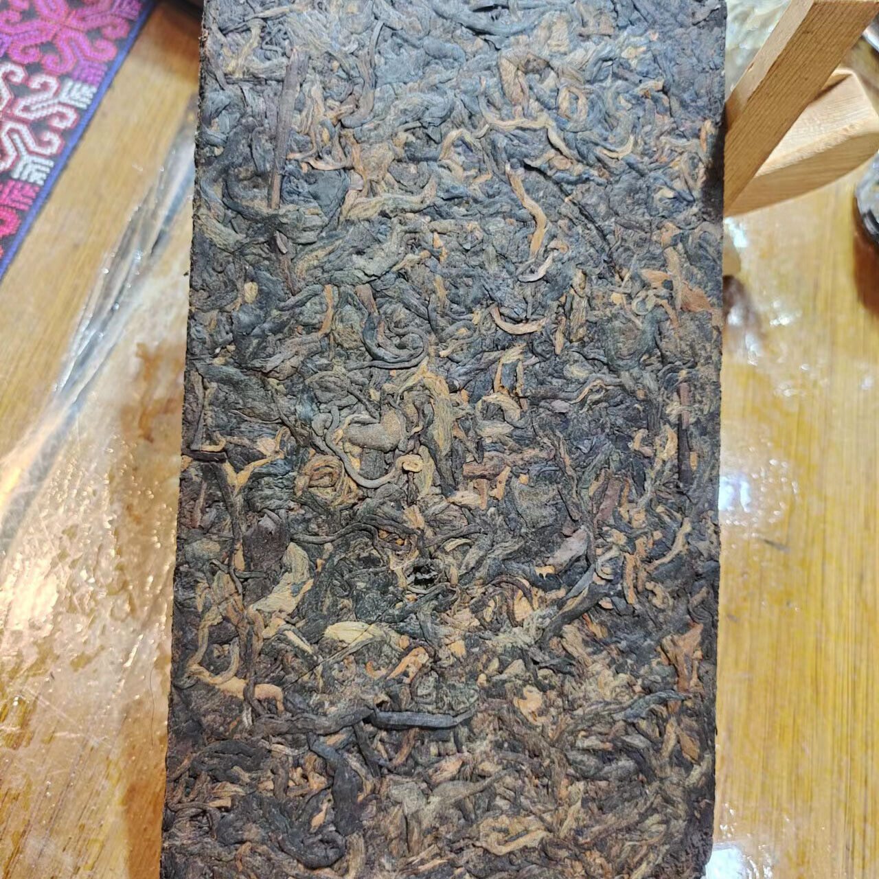 Yunnan Puerh Tea Old Banzhang Iceland 1000g Puerh Ripe Tea Brick