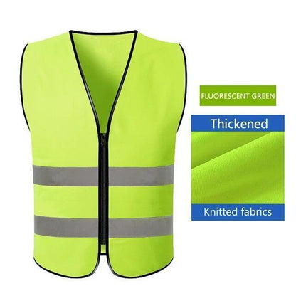Safety Vest Reflective with Tool Pockets Construction Hi Vis Work Uniform