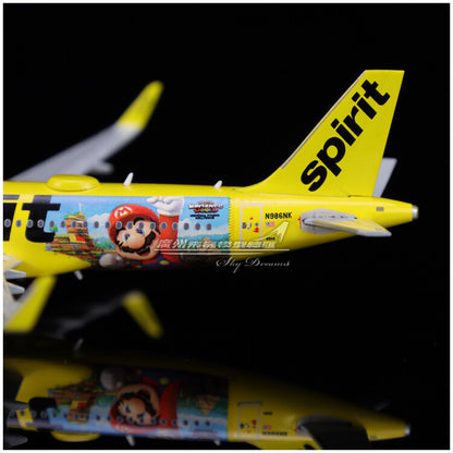 1:400 JC Wings Spirit Airbus A320neo Passenger Airplane Diecast Aircraft Model