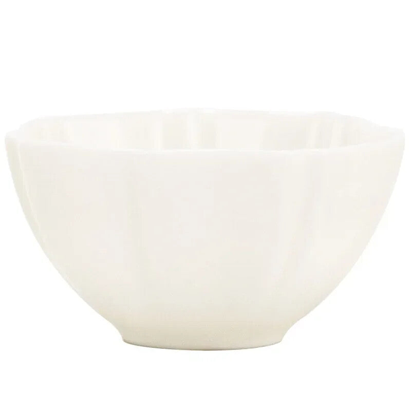 Suet-fat Jade White Porcelain Tea Cup Ceramic Set Host Single Art Cups
