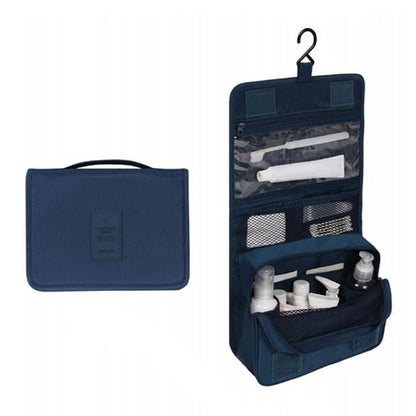 Travel Waterproof Cosmetic Organizer Pouch Hanging Toiletry Bag Makeup Polyester