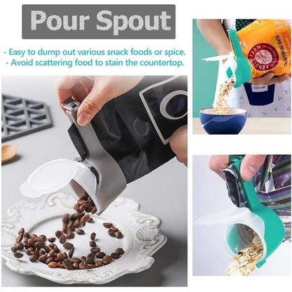 Tapa Clip De Sellado Para Bolsas De alimentos Almacenamiento Seguro para Comida