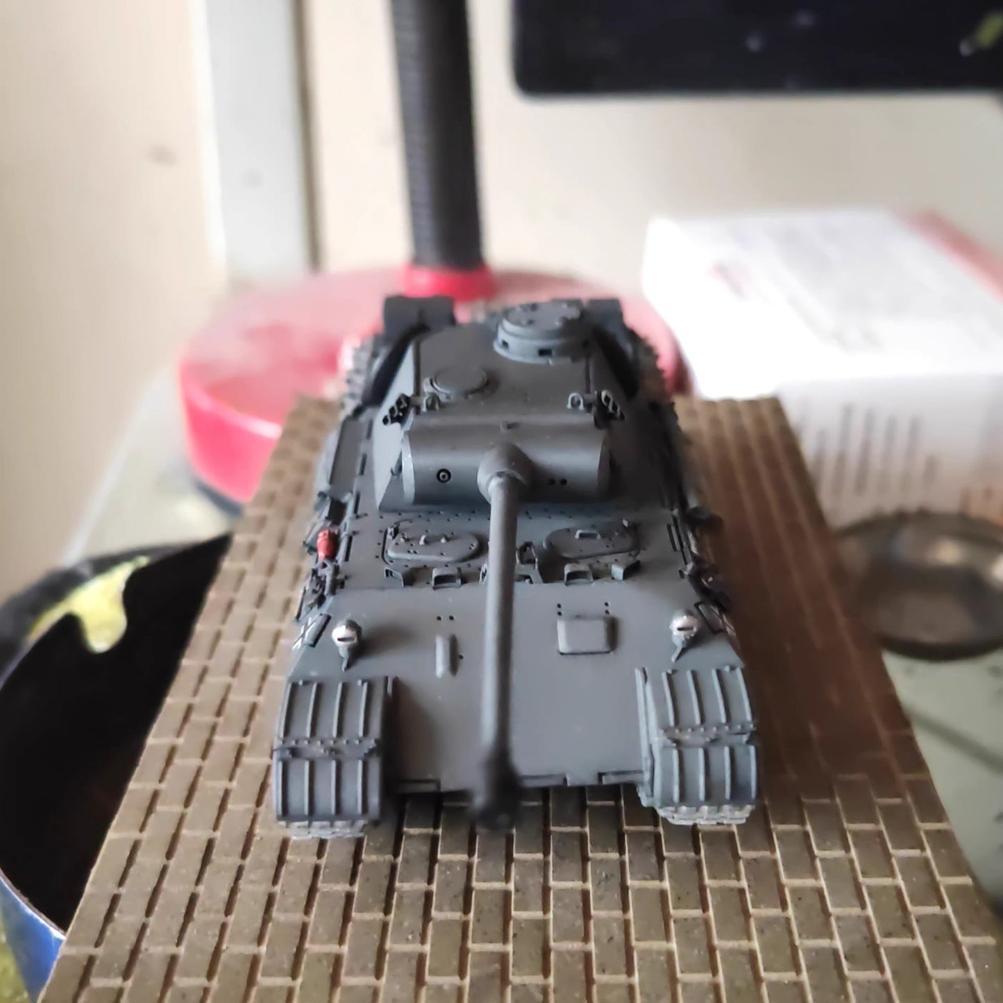Homemade 1/72 German Leopard D Military Tank Finished Model Ornament Toys