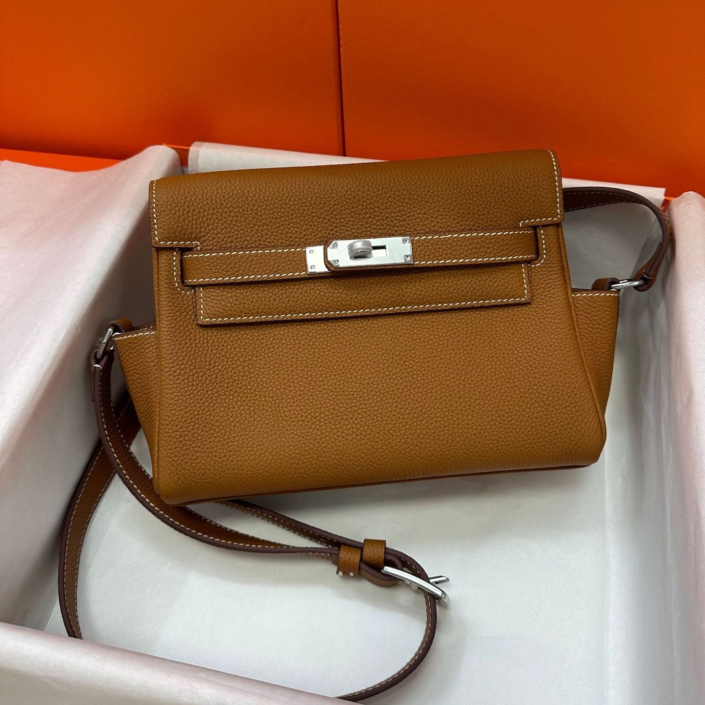 Genuine Cowhide Leather Shoulder Bag Flap Clutch Purse Crossbody Satchel Fashion