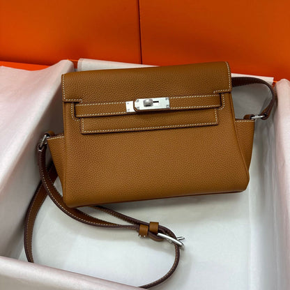 Genuine Cowhide Leather Shoulder Bag Flap Clutch Purse Crossbody Satchel Fashion