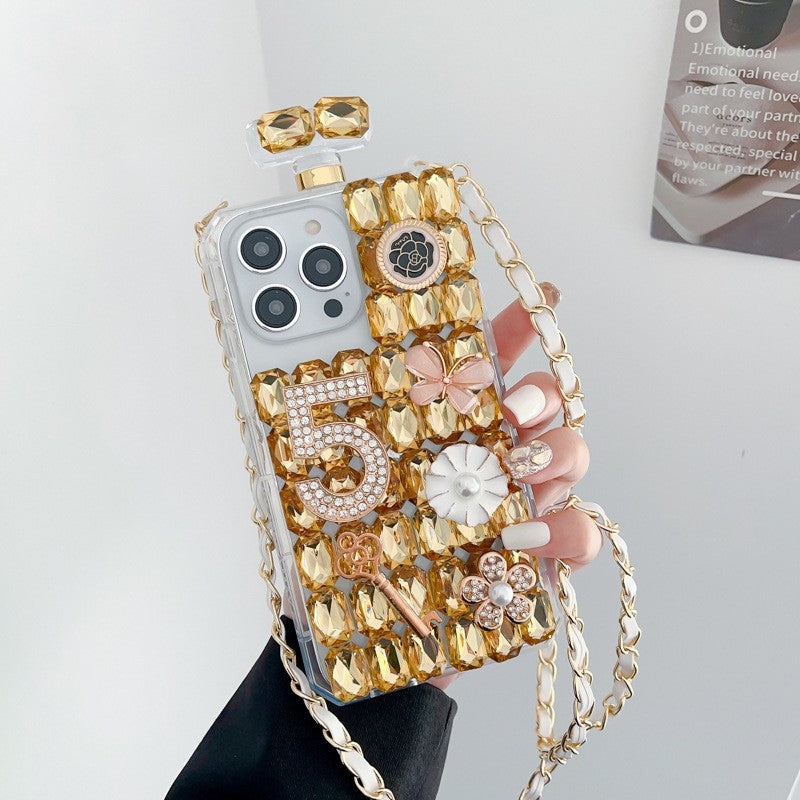 Glitter Bling Rhinestone case for iPhone 16 Pro Max /15/14/13/12/11 Phone case